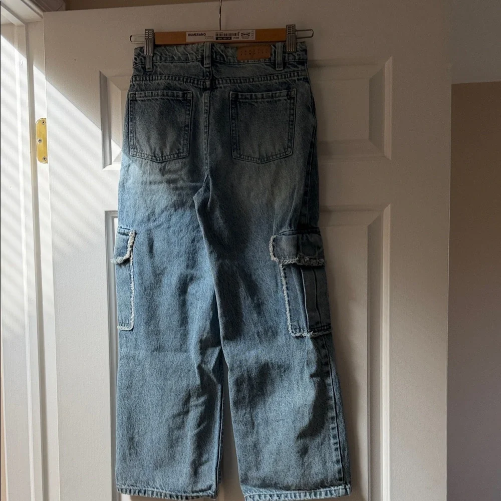 PacSun Kids Blue Cargo Jeans